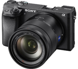 SONY a6300 Compact System Camera with 16-50 mm f/3.5-5.6 Wide-angle Zoom Lens - Black